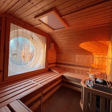 Mit Privater Sauna Und Meerblick 아파트 *